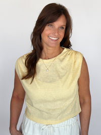 Warmth Gathered Shoulders Top