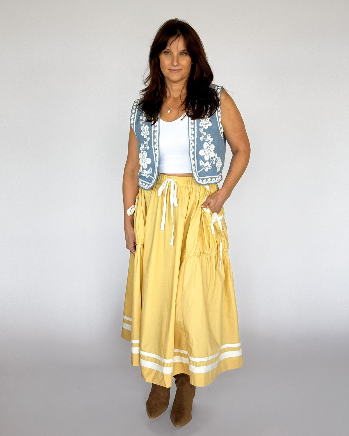 Isles Embroidered Vest