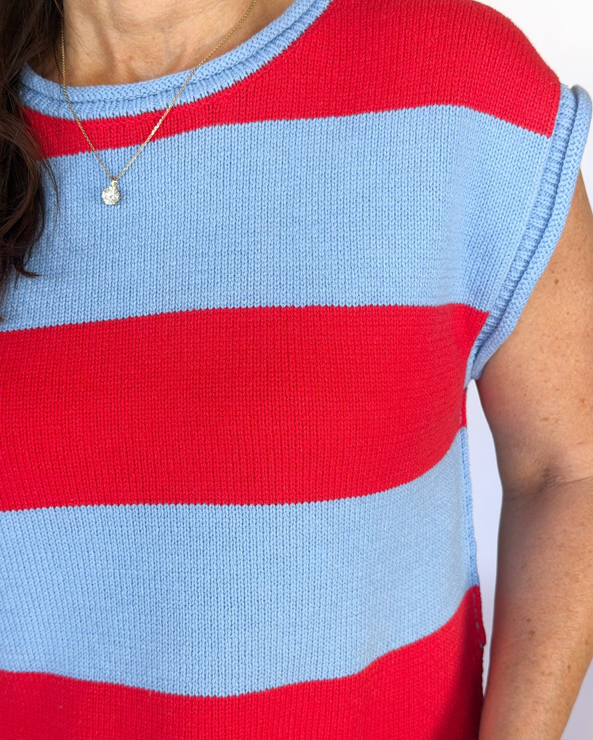 Liberty Stripe Colorblock Top