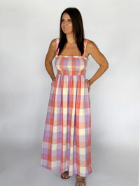 Pastel Picnic Maxi Dress