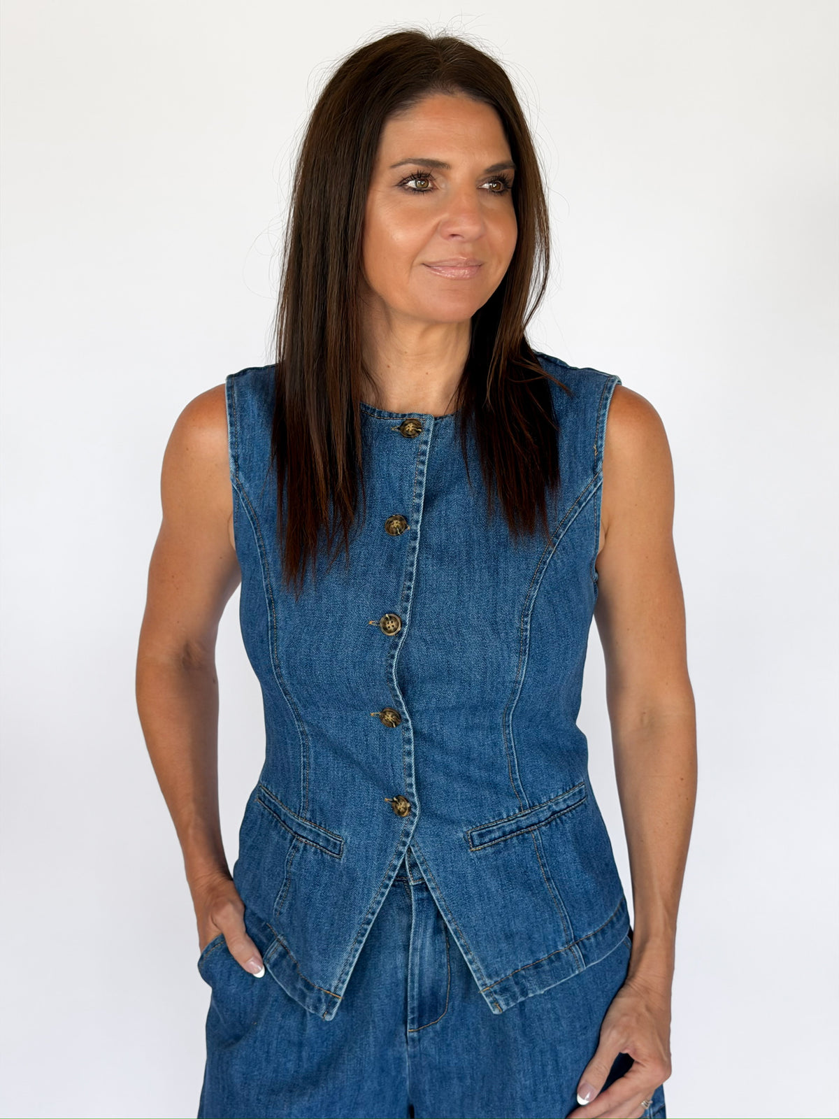 Southern Charm Denim Vest