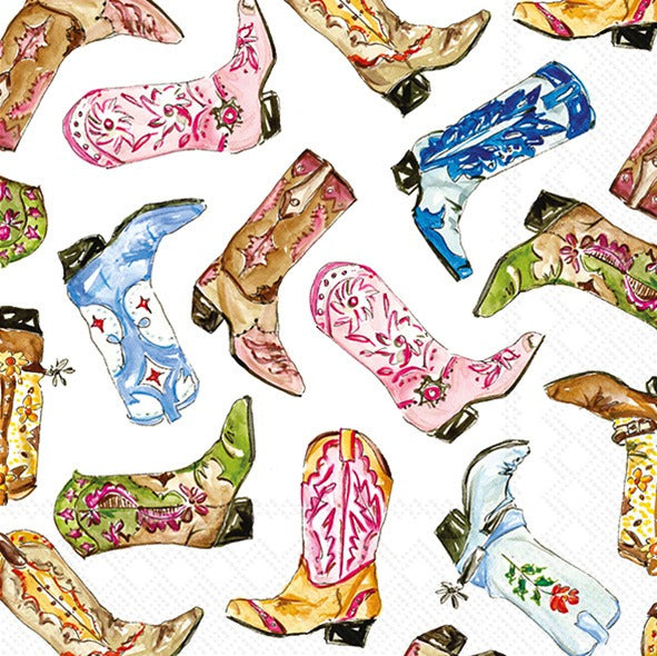 Cocktail Napkins - Boot Scootin