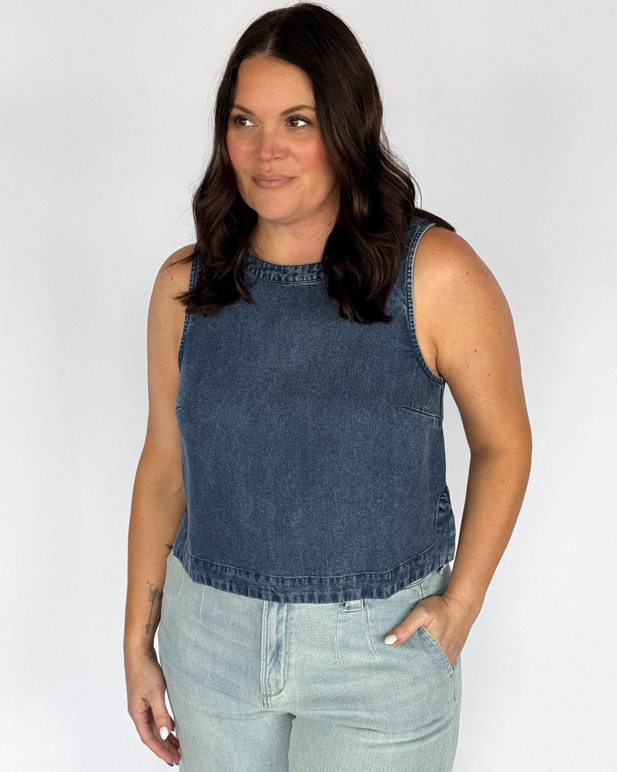 It's Pouring Sleeveless Top