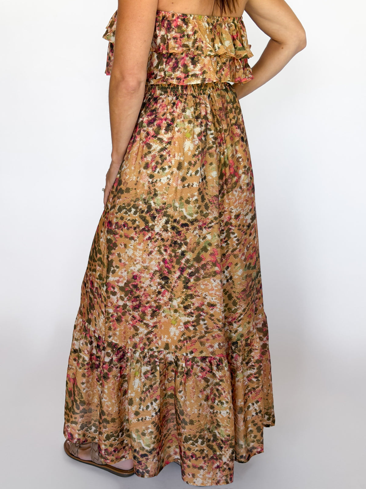 Sunset Canyon Strapless Dress