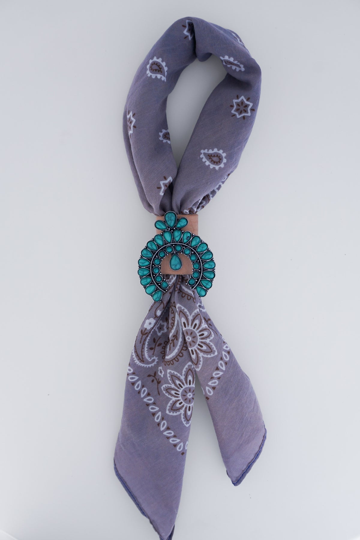 Cluster Western Concho Scarf Slide