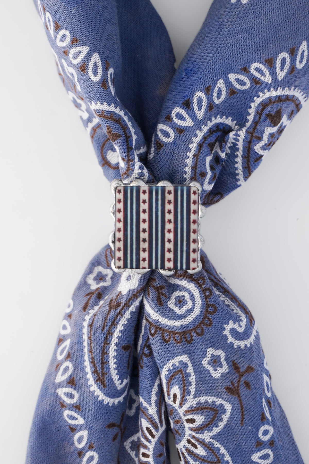 Stars & Stripes Scarf Stretch Ring