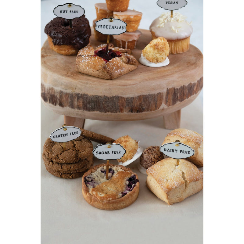 Stoneware & Stainless Food Markers in Bag