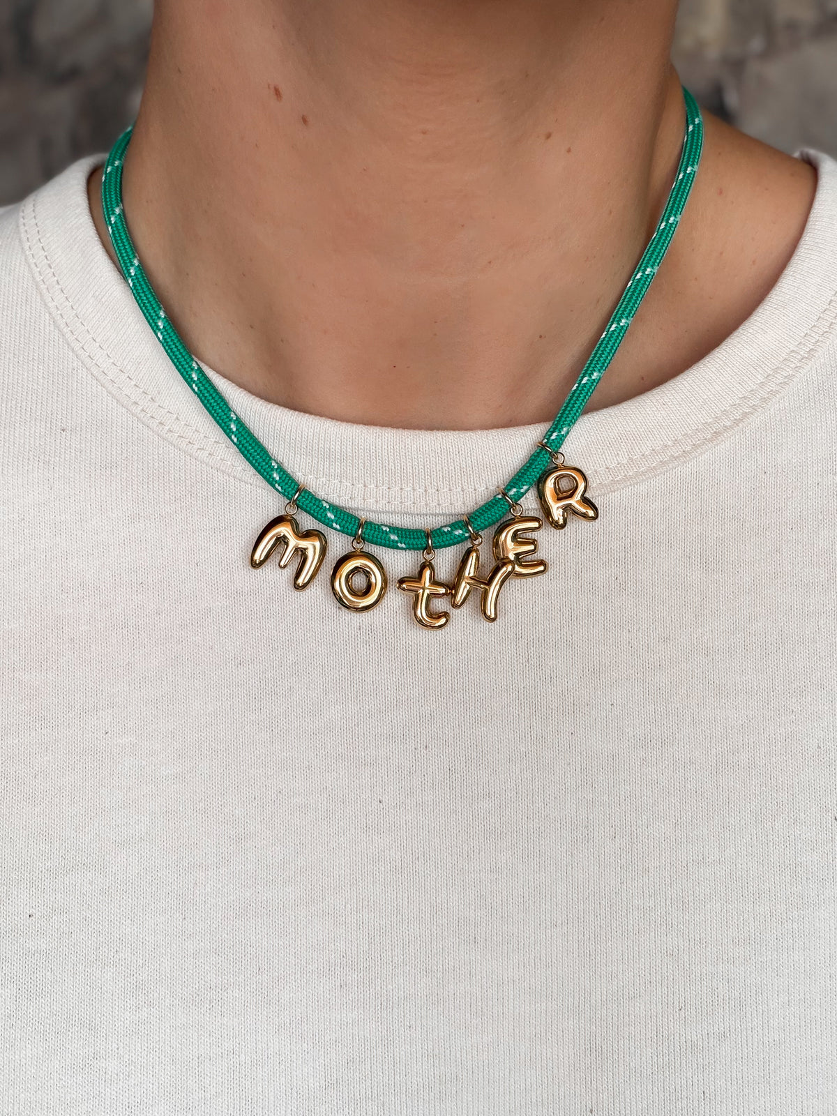 Mother Necklace - Seagreen