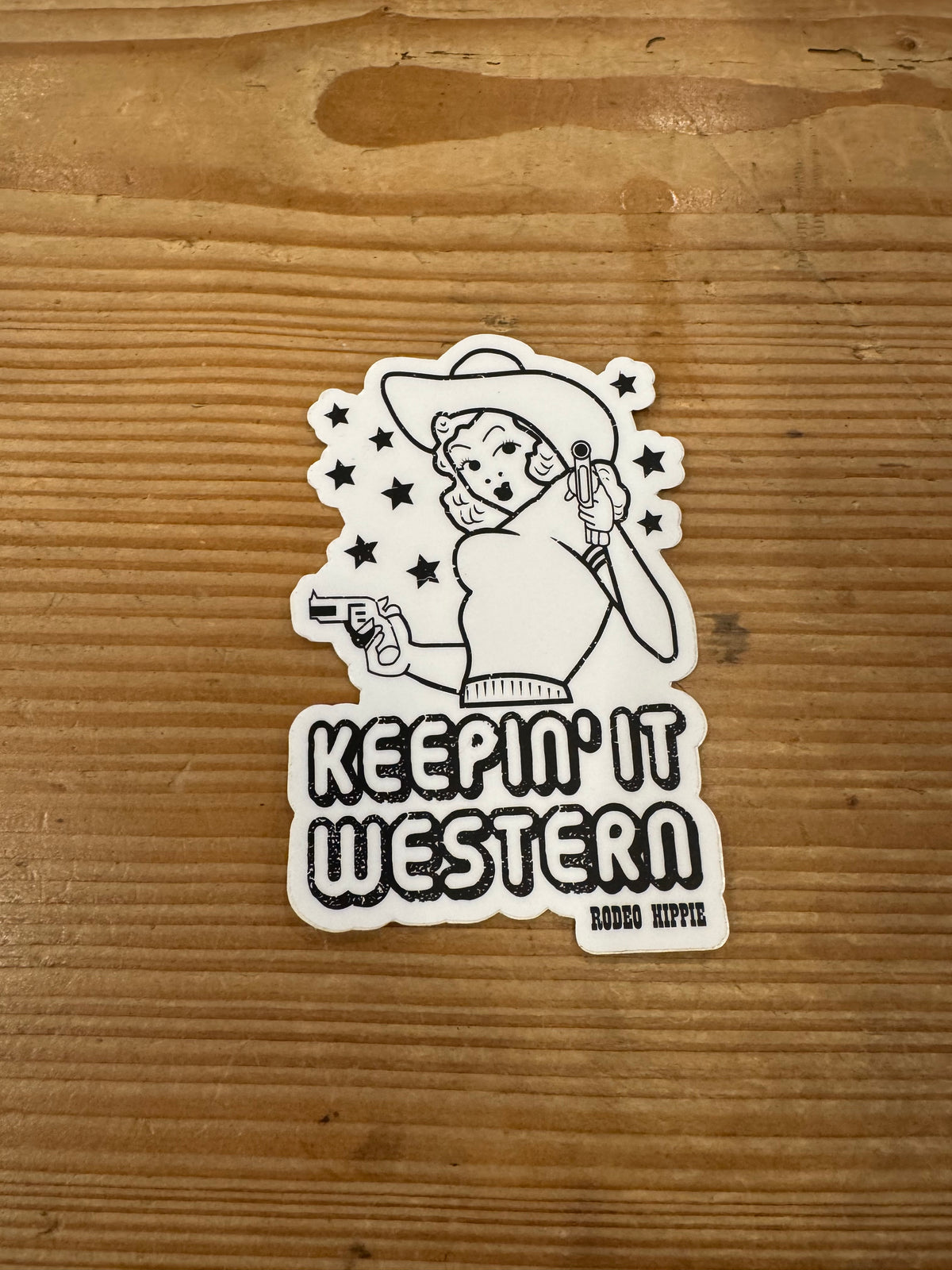 Keep It Western Sticker