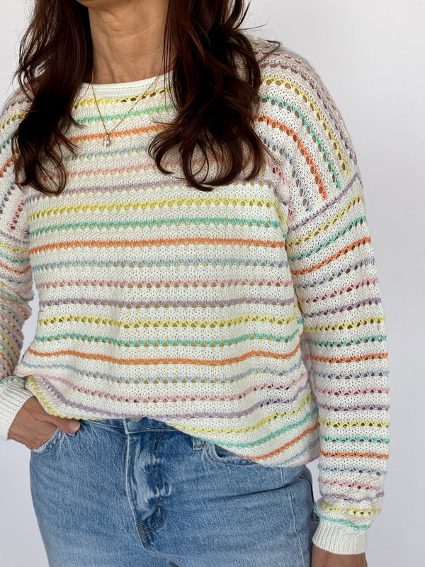 Sorbet Striped Sweater