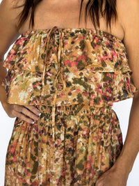 Sunset Canyon Strapless Dress