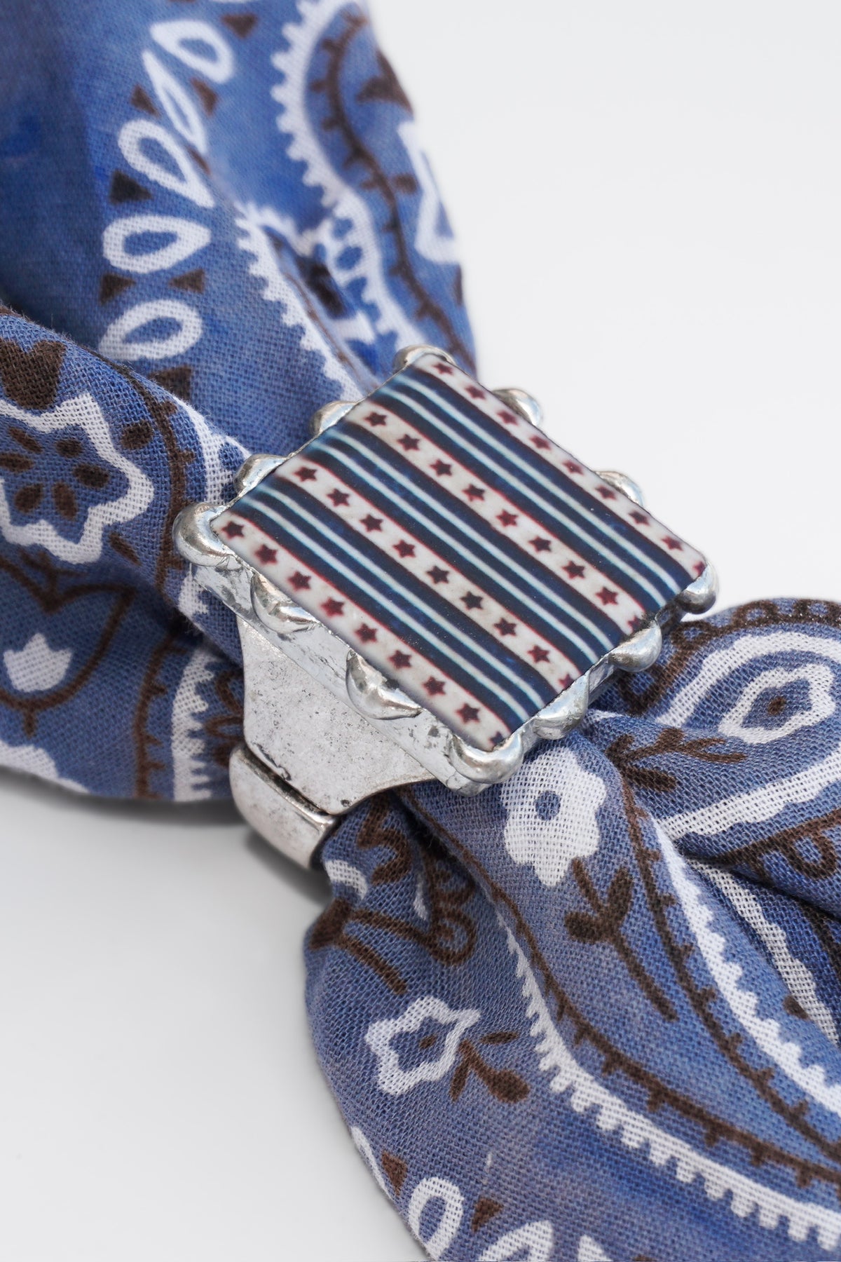 Stars & Stripes Scarf Stretch Ring