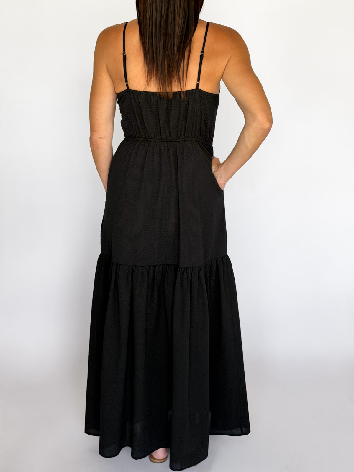 Terra Ruched Maxi Dress