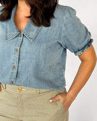 Bluebell Breeze Denim Top
