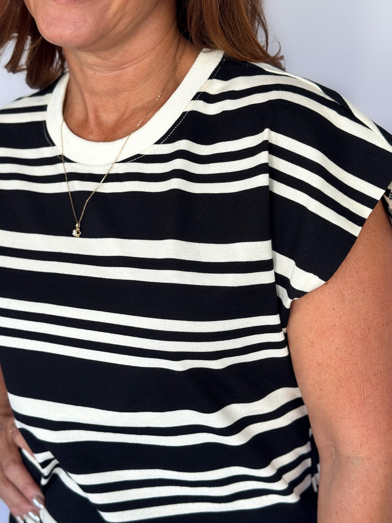 Molly Striped T Shirt Dress