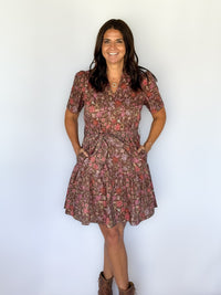Fall Into Place Mini Dress