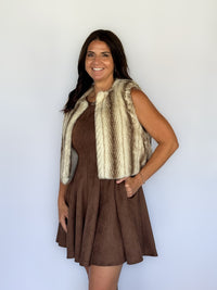 Far West Suede Dress