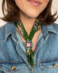 Cluster Western Concho Scarf Slide