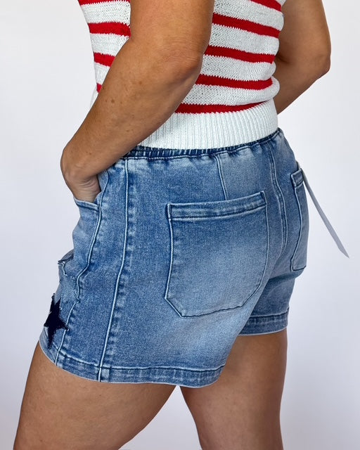 Lone Star Patch Shorts