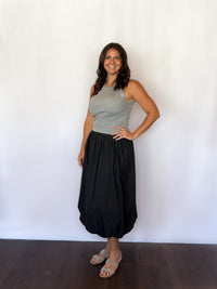 Bri Bubble Midi Skirt