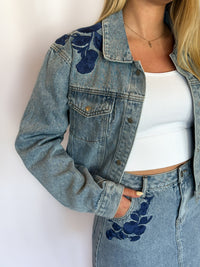 Most Likely Embroidered Denim Jacket