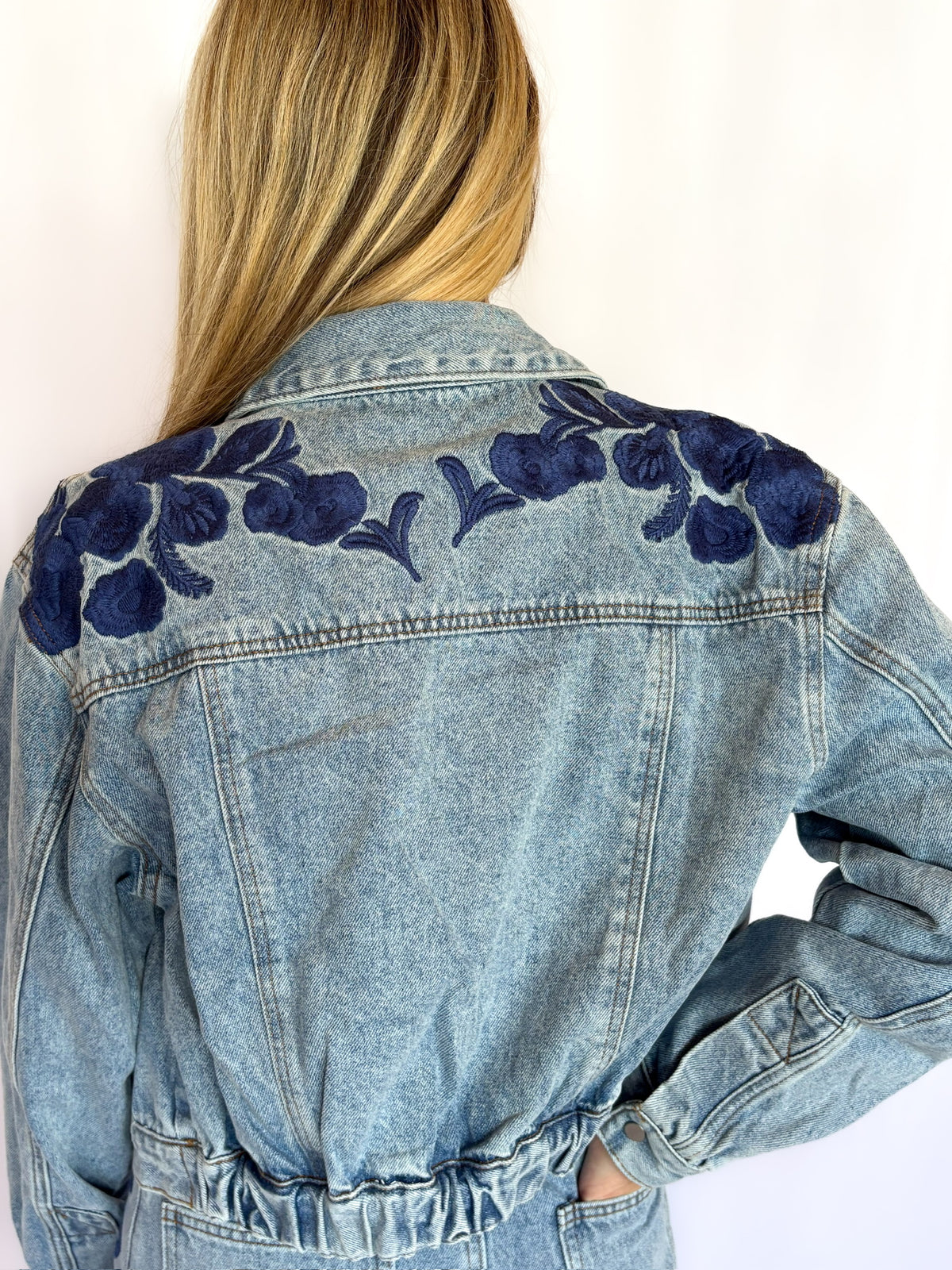 Most Likely Embroidered Denim Jacket