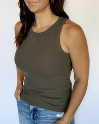 Edlin Tank- Olive Green