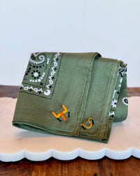 Embroidered Longhorn Bandanas