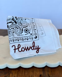 Embroidered Bandana