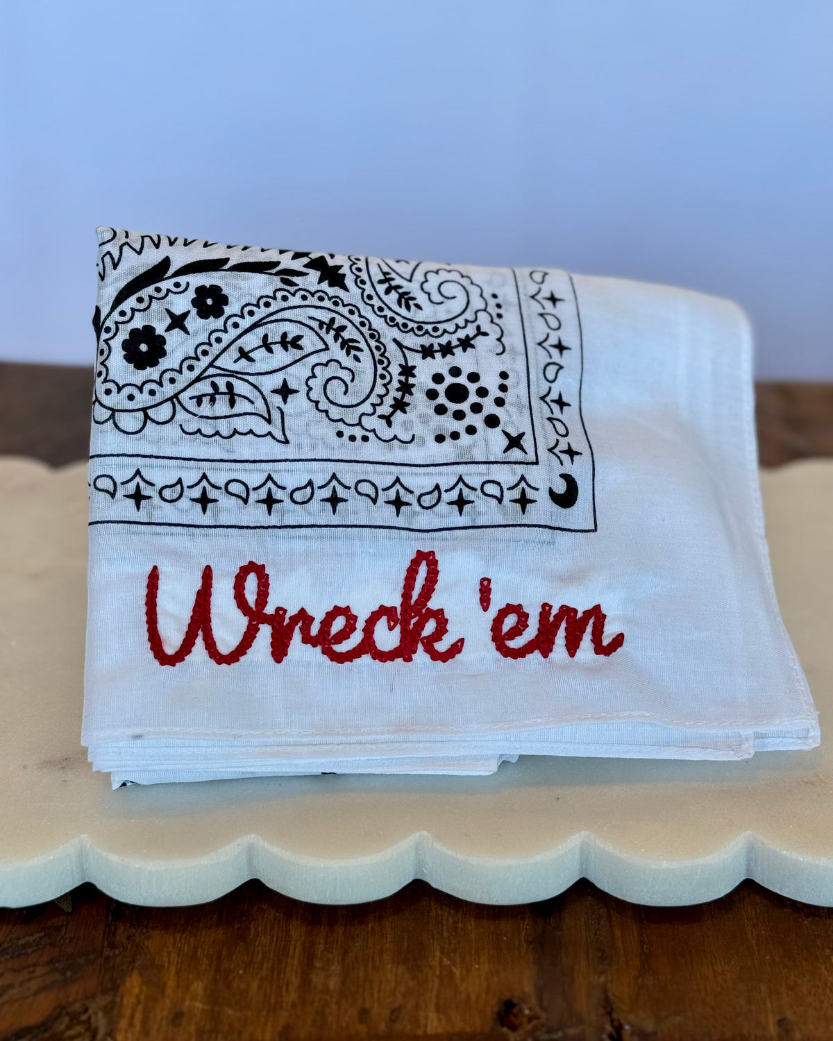 Embroidered Bandana