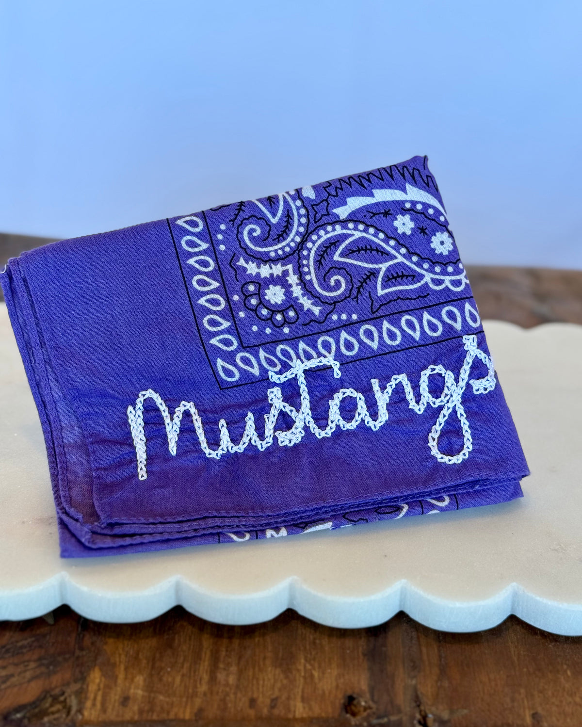 Embroidered Bandana