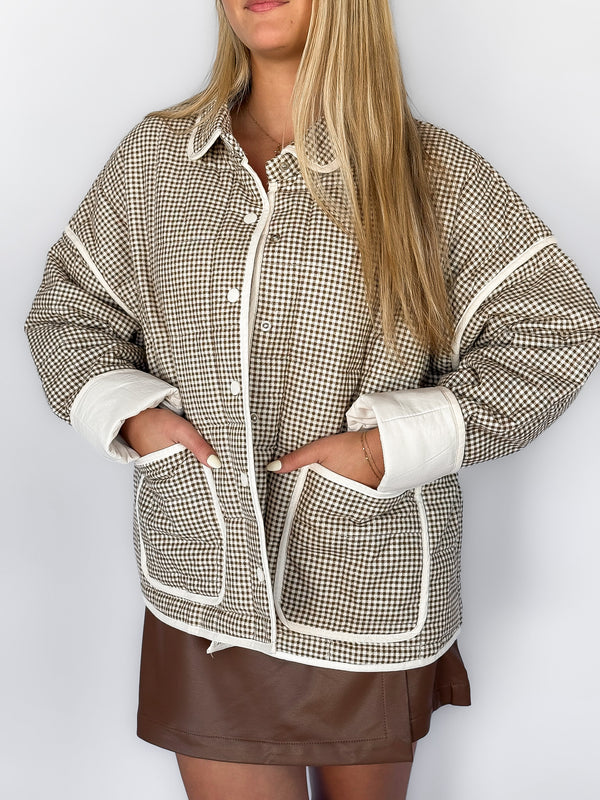 Checkmate Quilted Jacket