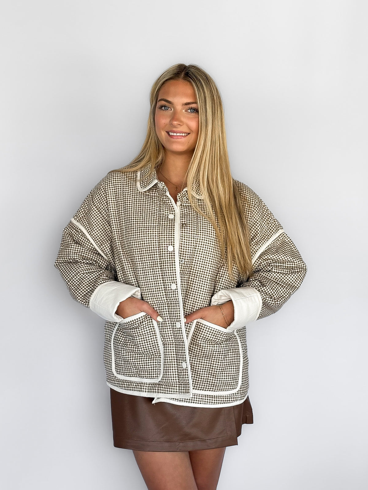 Checkmate Quilted Jacket