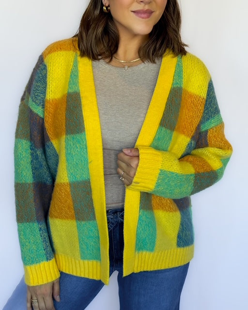 Perfectly Gingham Cardigan