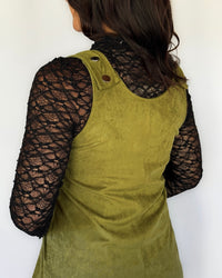 Go-Go Days Suede Mini Dress