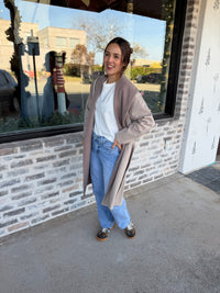 Edith Collared Coat w/Belt