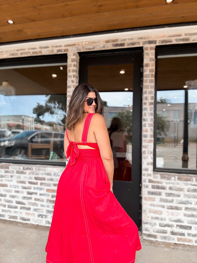 Apple Of My Eye Midi Dress