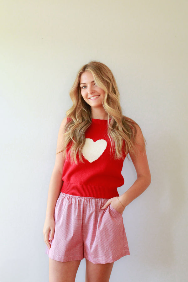 Valentina Heart Sweater Vest