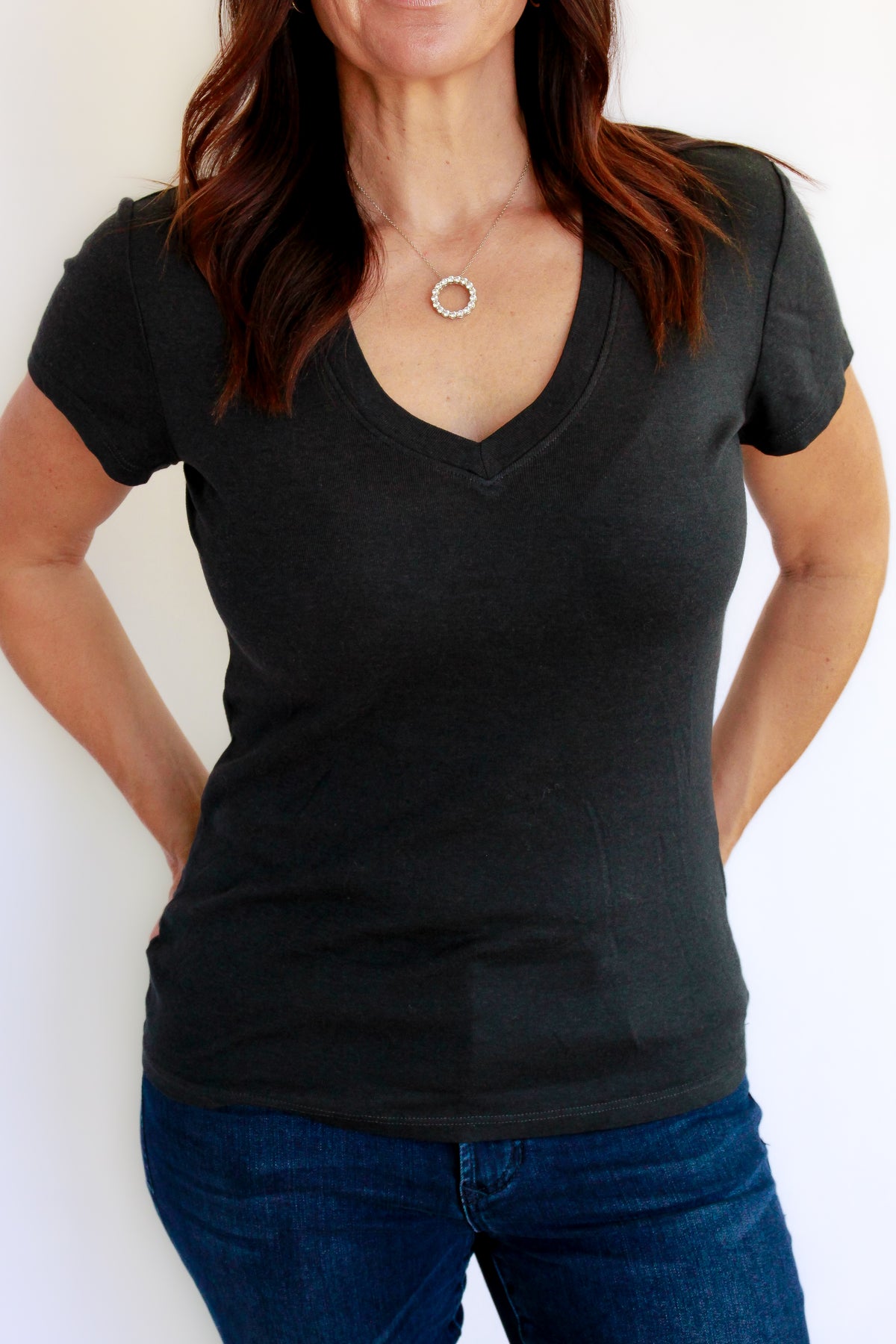 Jane Basic Tee- Black