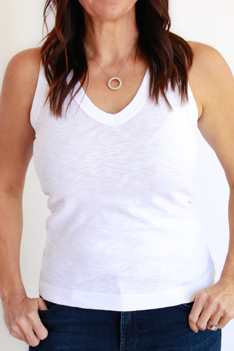 Kelly Basic Tank-White