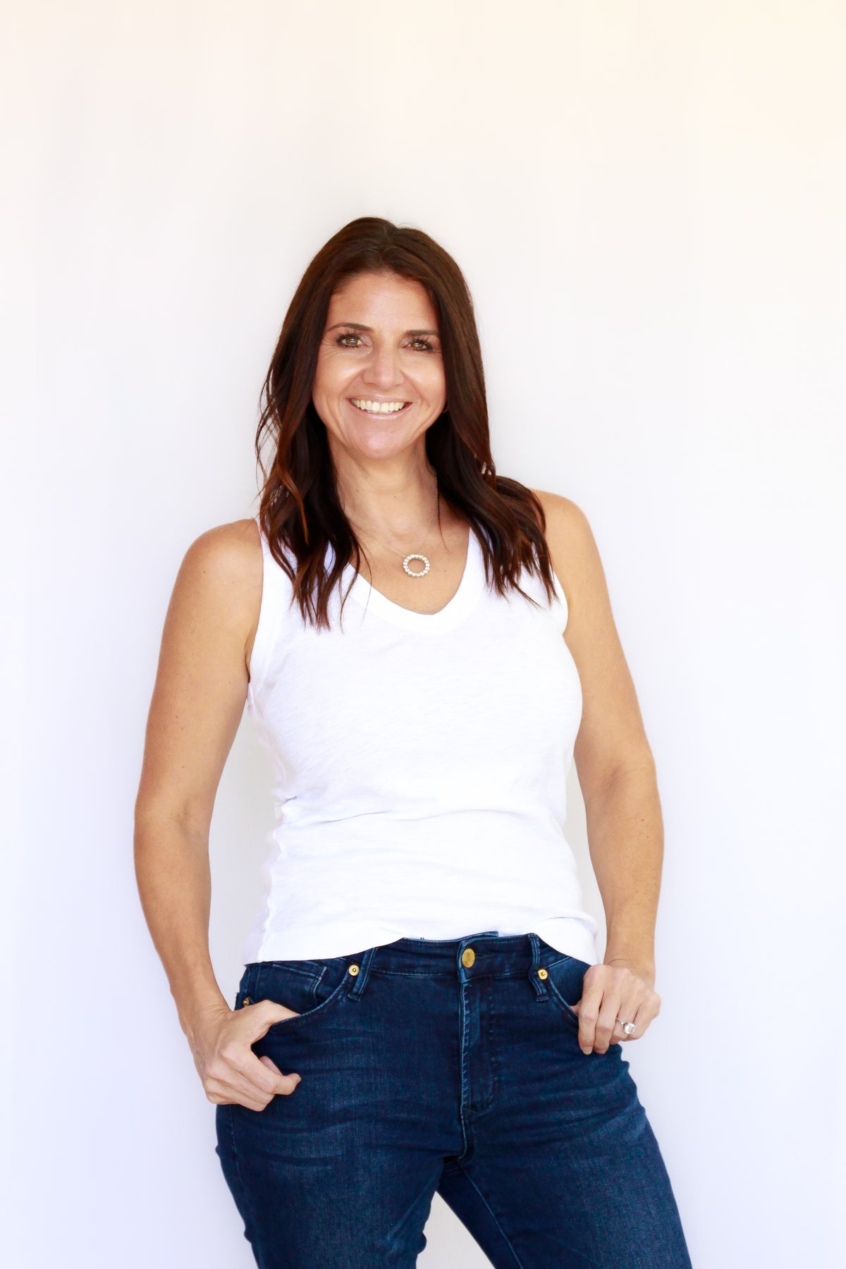 Kelly Basic Tank-White