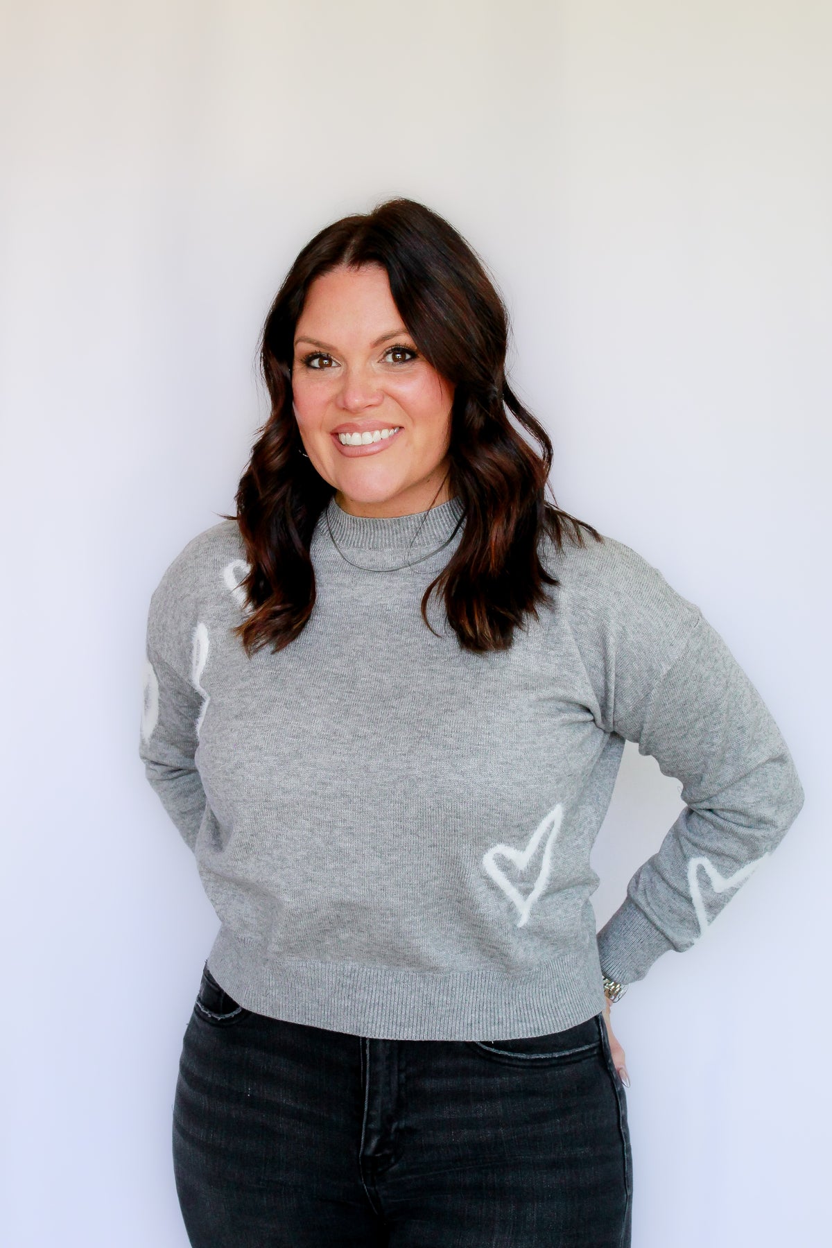 Heart-ful Sweater Top