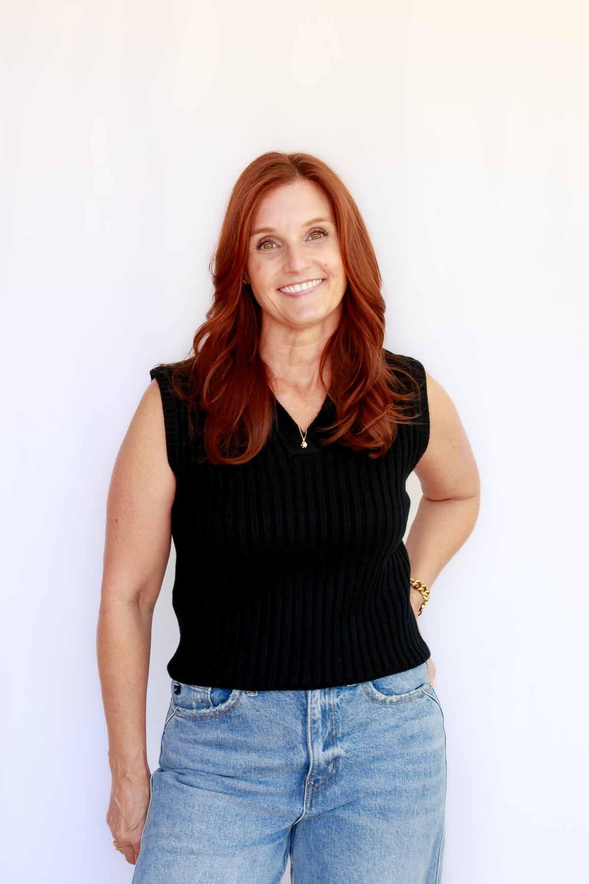 Rowan Collared Sweater Vest