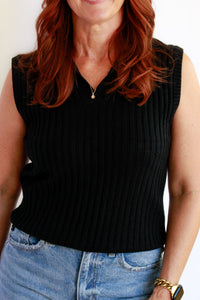 Rowan Collared Sweater Vest