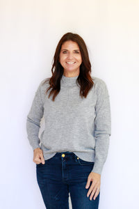 Stormy Mock Neck Sweater Top