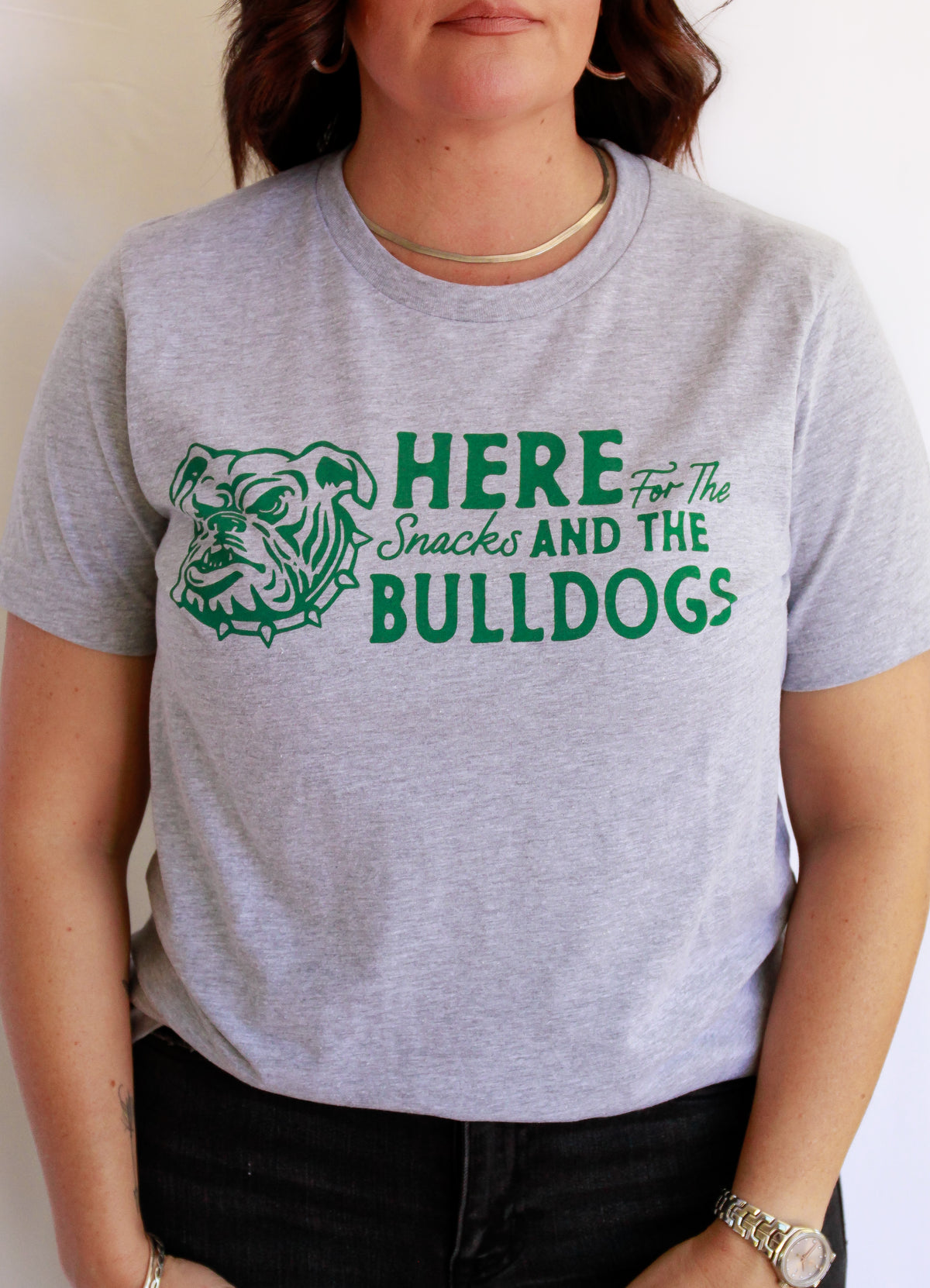 Snacks and Bulldogs Tee