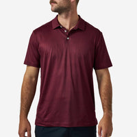 Vintage Helmets Performance Polo- Maroon
