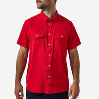 Performance Western Shirt-Red