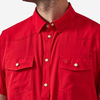 Performance Western Shirt-Red