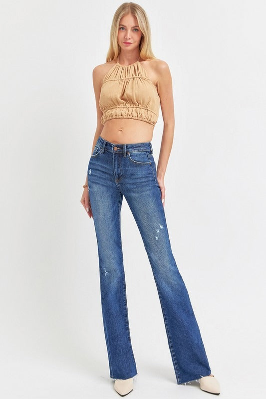 Stacey Flare Distressed Jeans